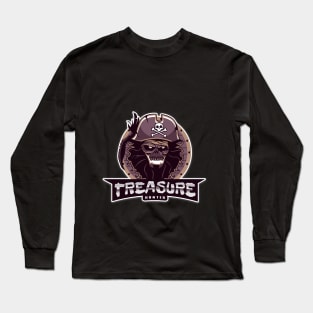 Treasure Hunter Pirate Long Sleeve T-Shirt